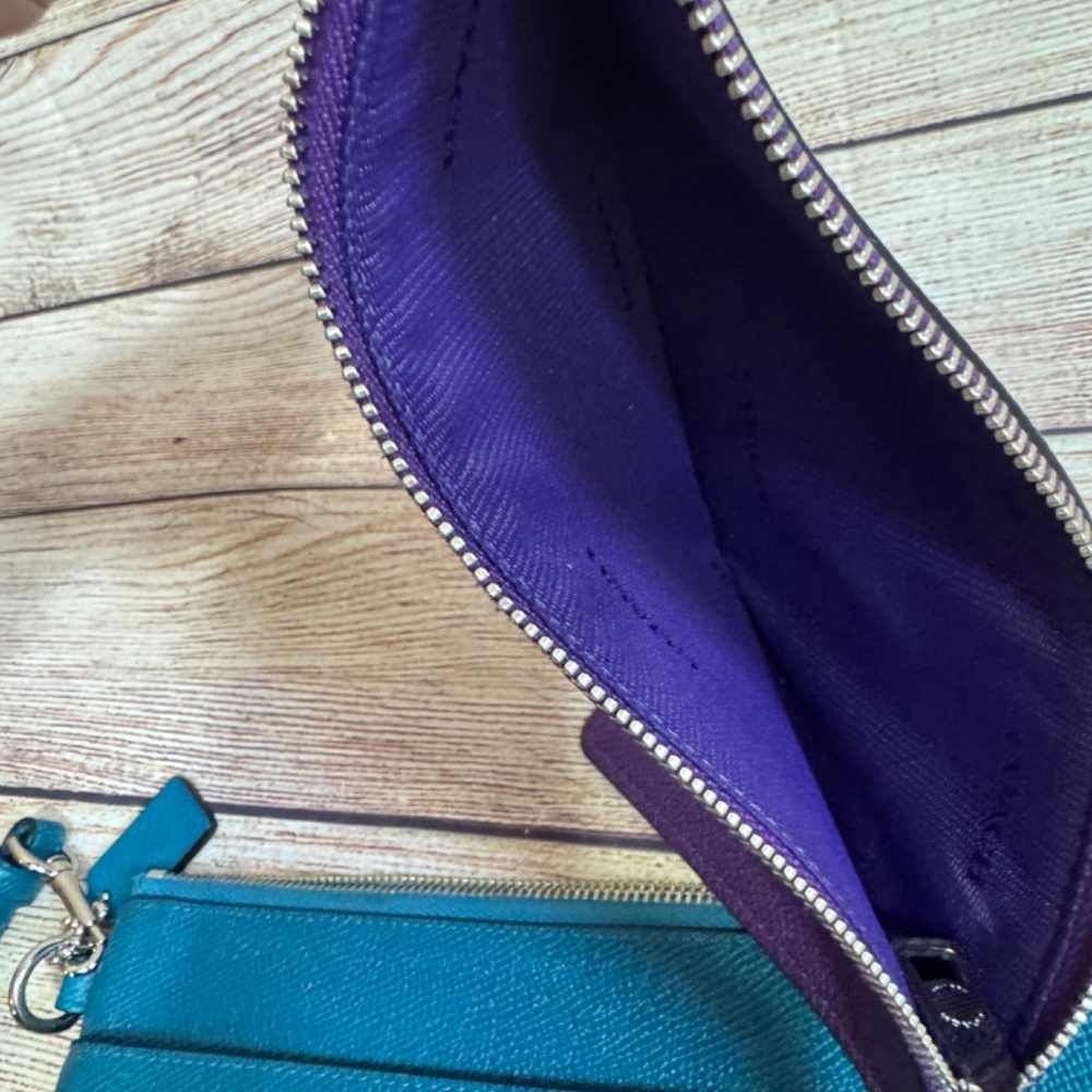 Coach Color Block Wristlet - image 6